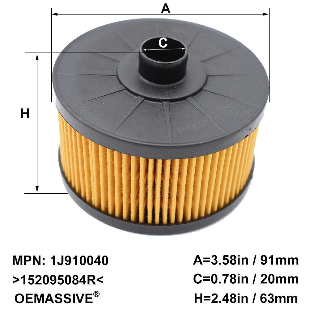 Oljefilter 152095084r för dacia duster nissan terrano qashqai benz citan renault clio kadjar captur twingo smart forfour forfour