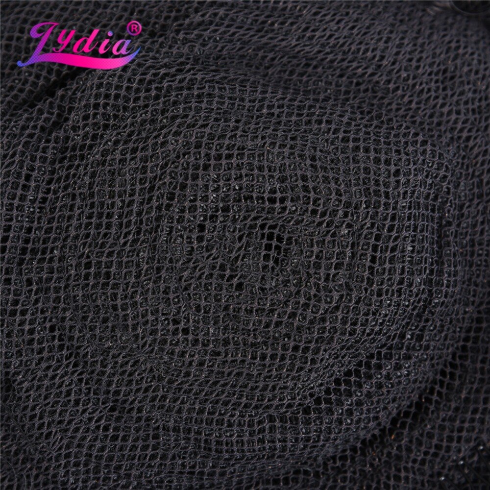 Lydia Curly Synthetic Hair Chignon Bun Extensions Updo Clip In Hairpiece 12inch Donut Chignon Cheveux 86g/Piece