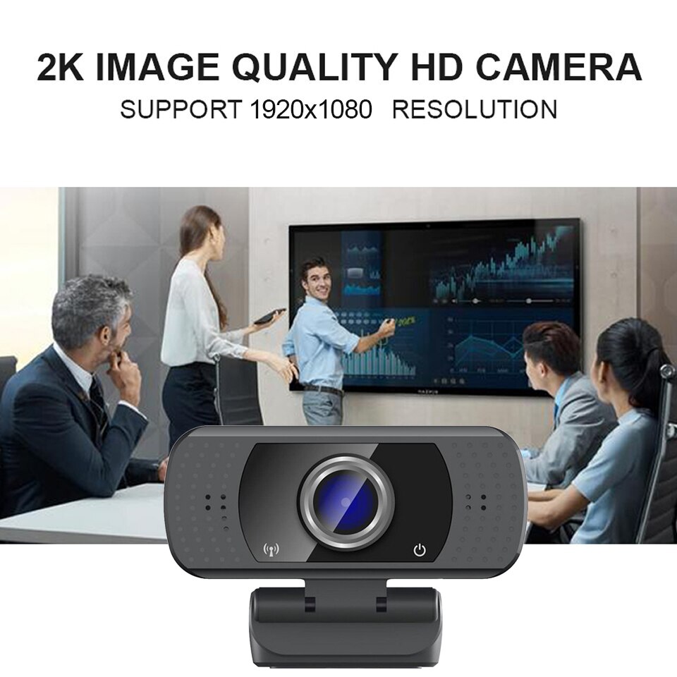 USB Web Camera 1080P HD Computer Camera Webcams Built-In Sound-absorbing Microphone USB2.0