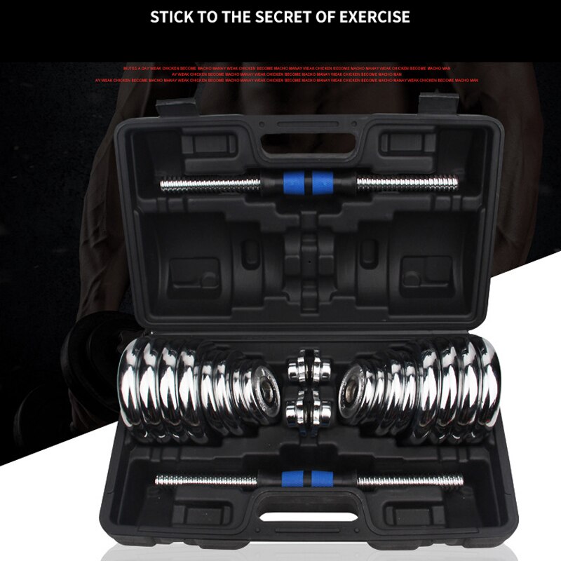 15kg justerbare vekt dumbbells fitness dumbbell galvanisering vekt barer gym dumbbells barbell sett for menn kroppsbygging