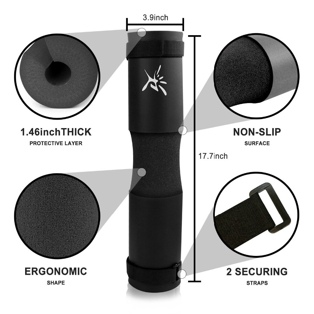 Barbell Squat Pad Weight Lifting Squat Shoulder Back Support Protection Foam Pad for Gym Workout Crossfit Exercise Accessories