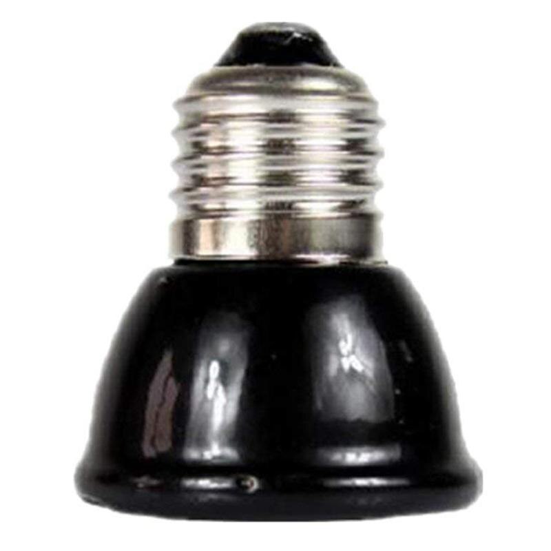 E27 Mini Infrarot Keramik Heizung Birne Aufzug Globus Lampe für Ebene Reptil-Schwarz-Schwarz, 100W: Ursprünglich Titel