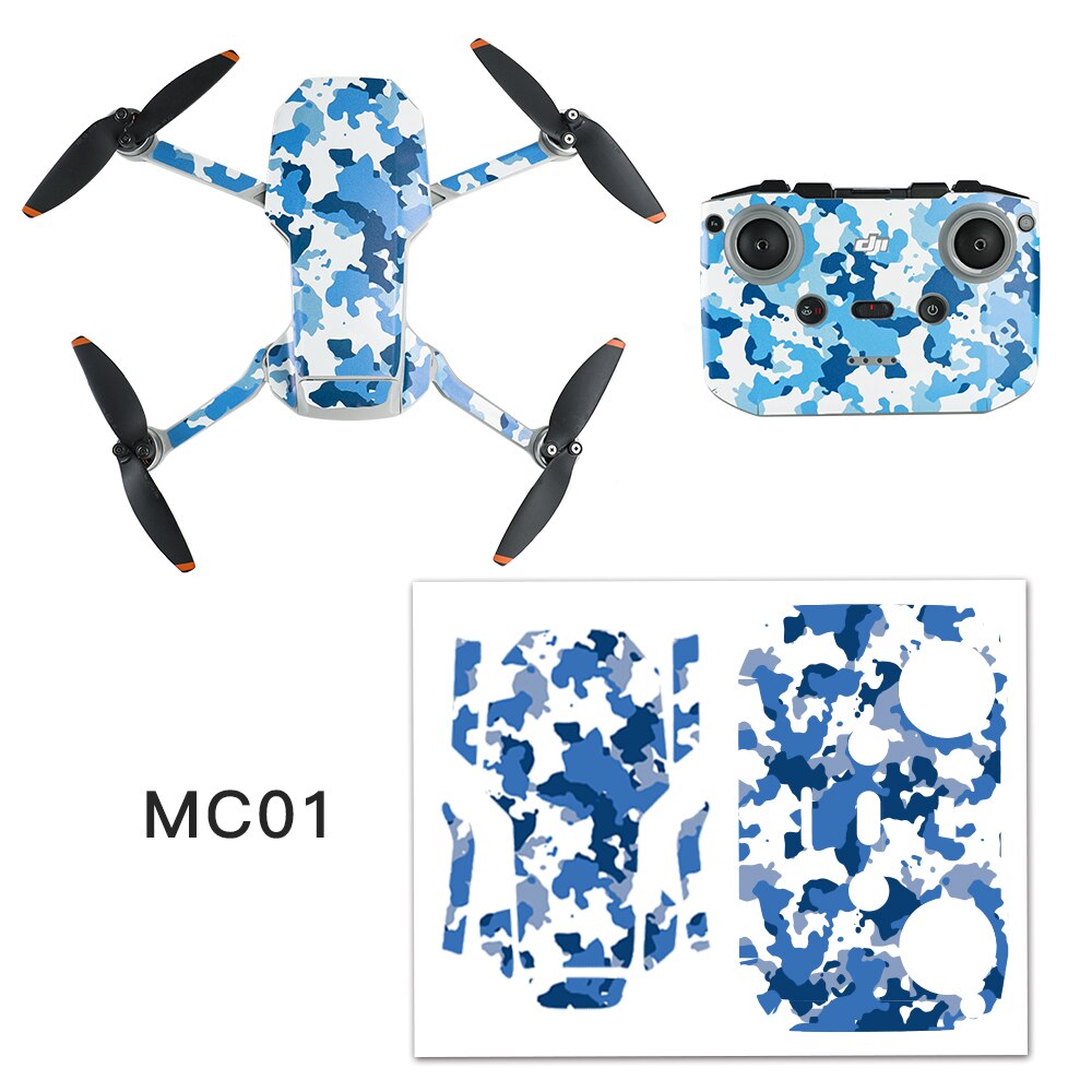 DJI Mini 2 naklejki pcv Drone ciała skóry ramię ochronne pilot Protector dla DJI Mavic Mini 2 akcesoria: MC01