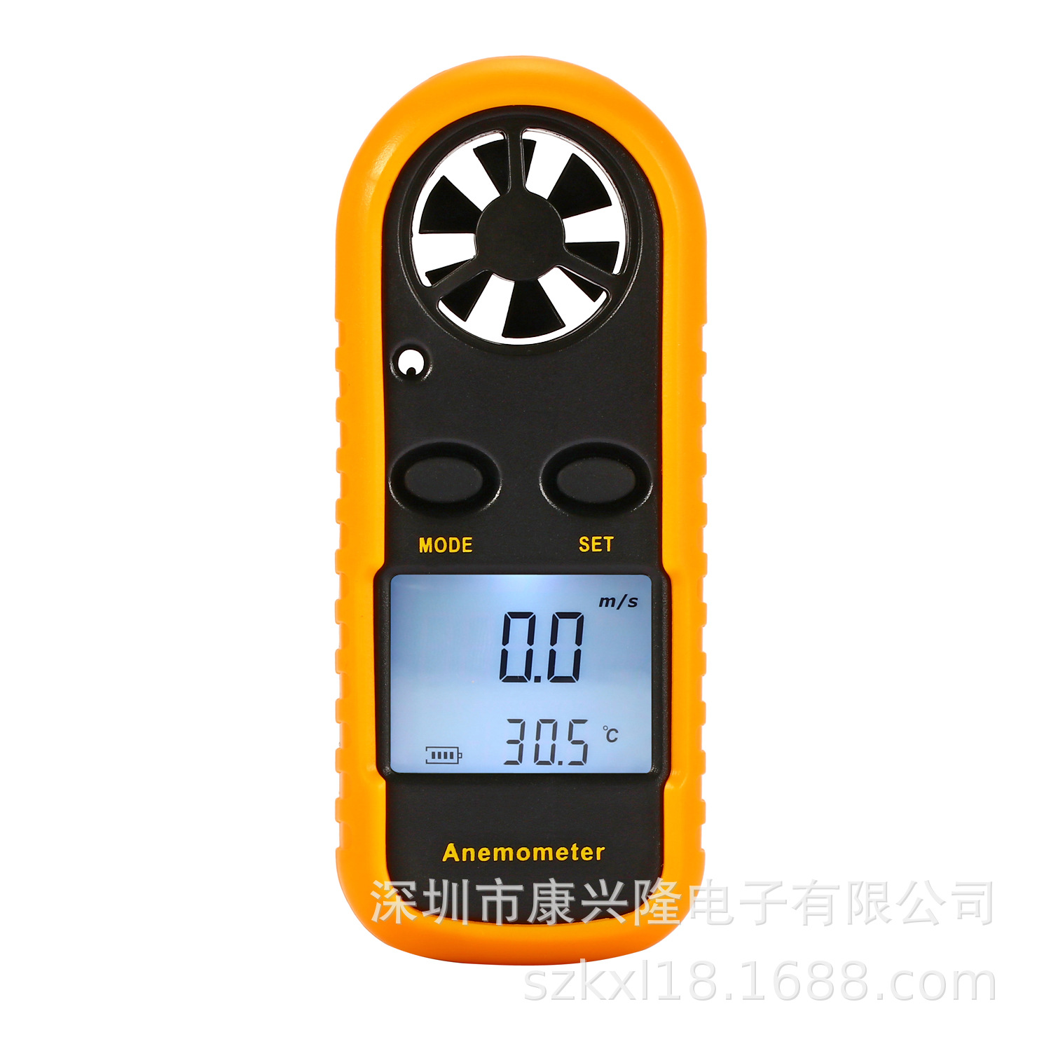 GM816 mini digital anemometer thermometer wind speed air velocity temperature measuring anemometro with backlight cardboard
