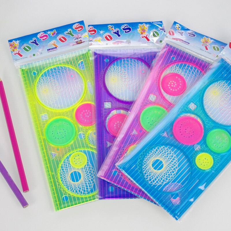1 Pcs Spirograph Geometric Ruler Learning Drawing Tool Stationery For Student Drawing Set