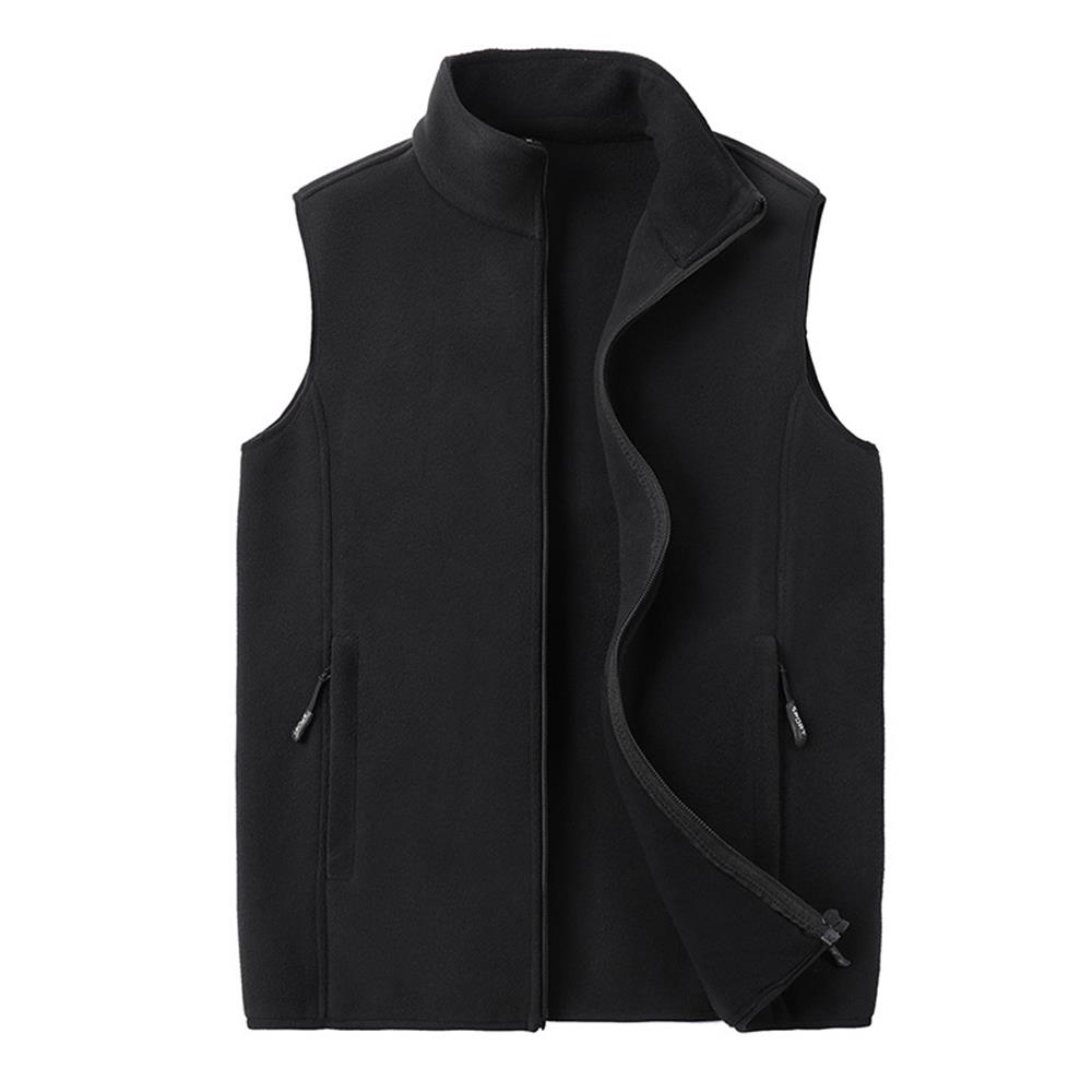 Gilet in mucchio da Uomo - Cappotto Caldo Senza Maniche con Fodera in cachemire d'Agnello - Abbigliamento casuale Autunno/Inverno