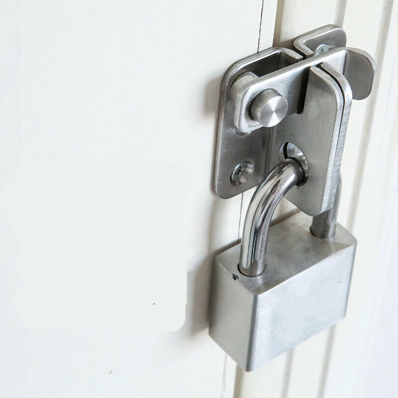 Security Stainless Steel Door Window Latch Lock with Screw DIY security door bolts Latches buckles Bolts