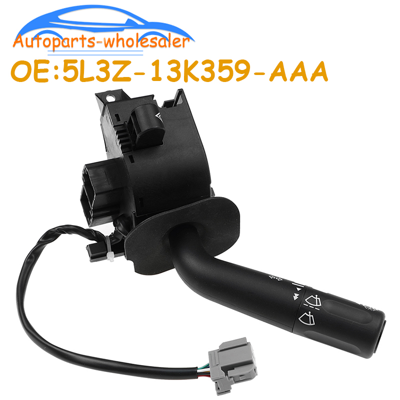 Przełącznik zespolony kierunkowskazów, świateł przednich, wycieraczek i ściemniacza 5L3Z-13K359-AAA 5L3Z13K359AAA 6L3Z-13K359-AA robić Forda F150 5.4L 4.6L 2005-08