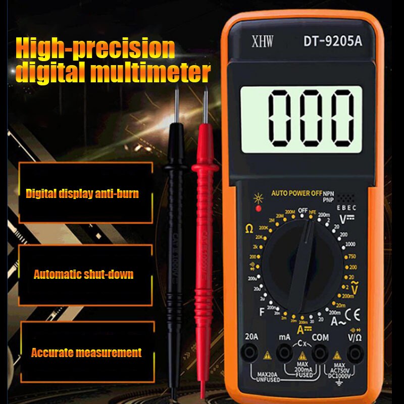 9205a Intelligente Digitale Multimeter Huishoudelijke Elektricien Multifunctionele Instrument Intelligente Multimeter