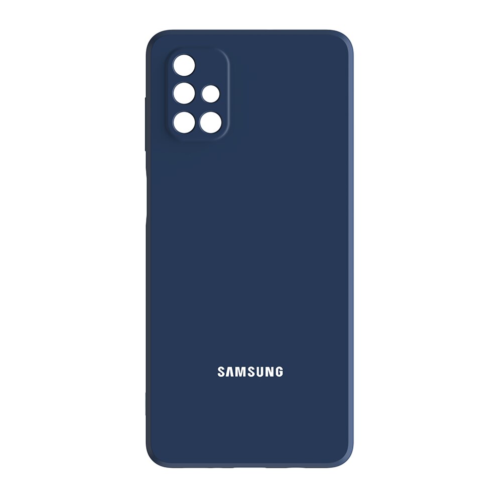 Per Samsung Galaxy M51 custodia protettiva in Silicone liquido morbido accendino setoso ultrasottile antiurto per telefono