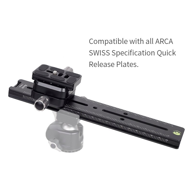 XILETU Kit di piastre a sgancio rapido allungato da 240mm guida a treppiede scorrevole Nodal guida universale multifunzione