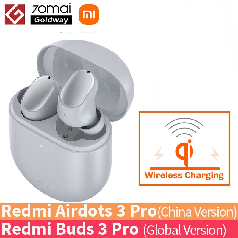 Xiaomi Redmi Airdots 3 Pro Earphone TWS True Wireless Earbuds ANC Bluetooth 5.2 Headset Wireless Charging Redmi Airdots 3Pro