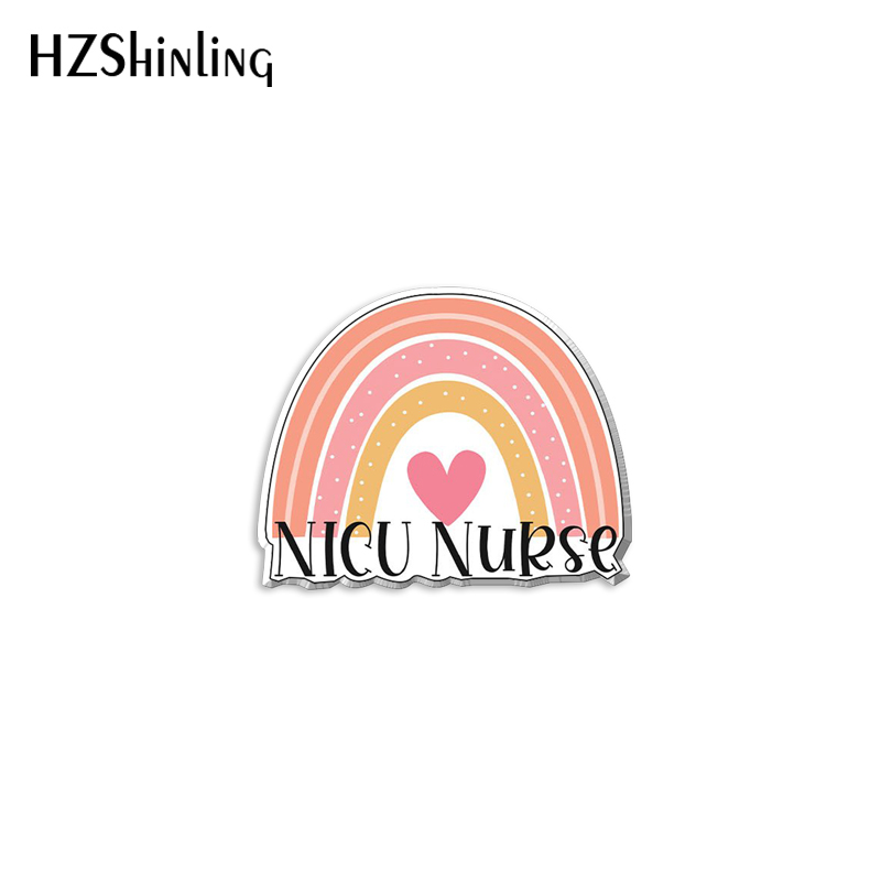 2023 nuova migliore infermiera di sempre spilla in acrilico RN infermiere spilla a farfalla epossidica spilla a farfalla fatta a mano: Rosa colore Oro