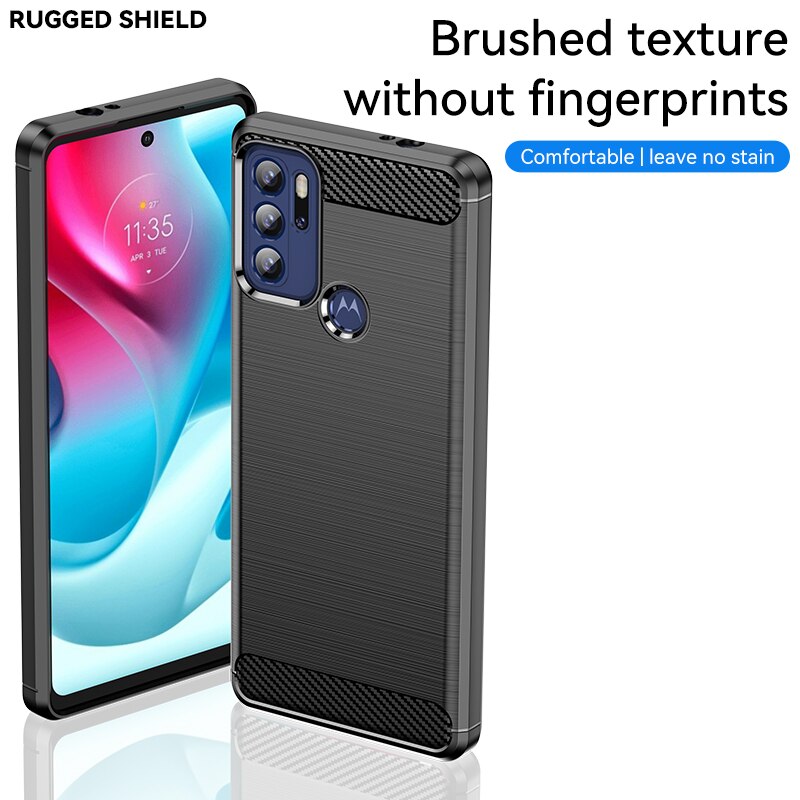 Für Abdeckung Motorola Moto G60S fallen Für Moto G60 G60S Coque Stoßstange Zurück Stoßfest Weiche Rügestochen TPU fallen Für Moto g60 G60S Fundas