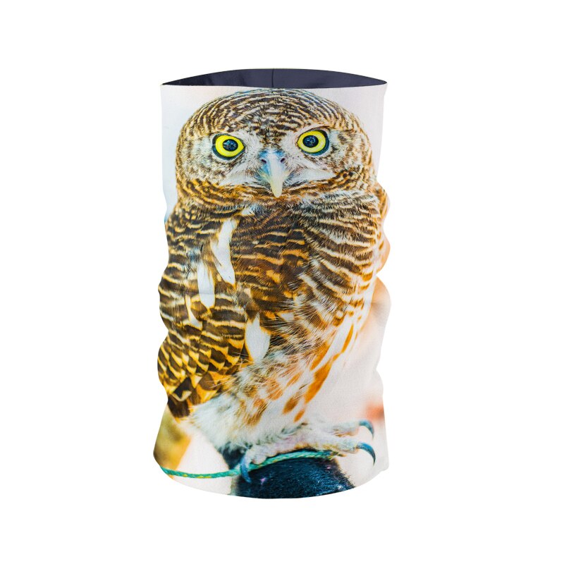 Magic Scarf Animal Headwear Owl Printed Headbands Bandana Cap Scarf Tube Mask Neck Gaiter Headwrap Balaclava Sweatband