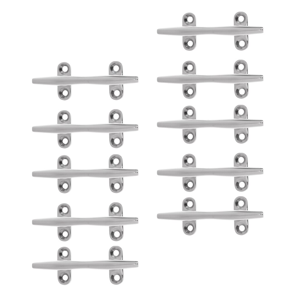 Couchette Marine en acier inoxydable | Corde de quai de bateau, couchette d'amarrage de pont de 10x10cm
