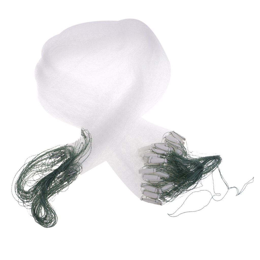 20m Big Fishing Nylon Monofilament Fish Gill Net Easy Throw For Hand Casting