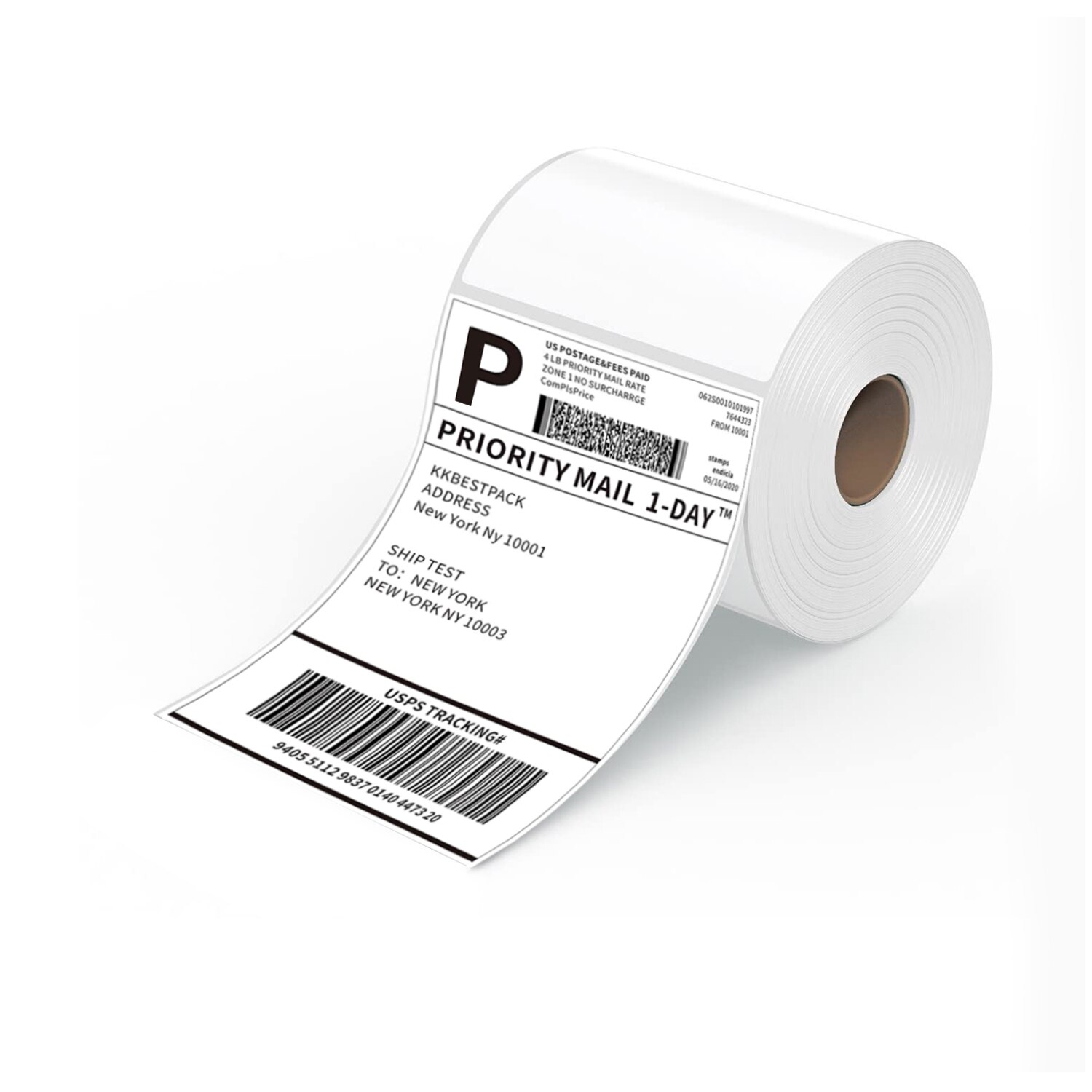 Thermal Labels 4x6&#39;&#39; Label for Thermal Label Printer (500 Labels ) address label stickers for Zebra print: Type1