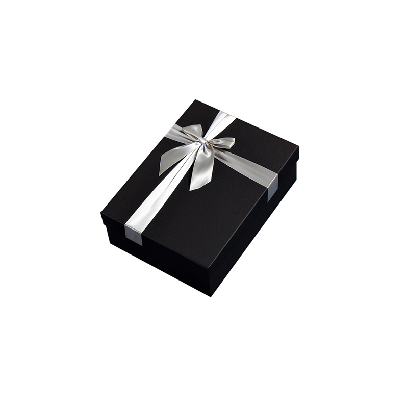 1 stk diy kraftpapir bowknot kasse til bryllup valentinsdag fødselsdagsfest slik jul fest boxe smykker sæt boks: Flis / 28 x 21 x 9cm