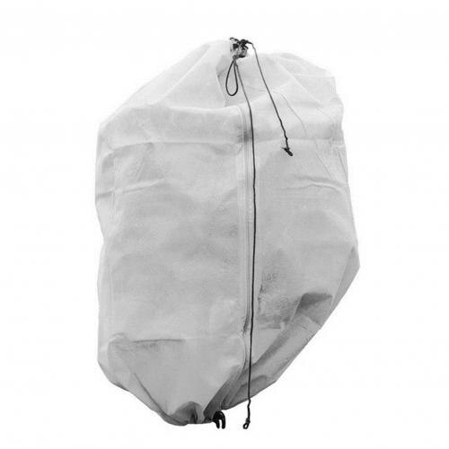 Couverture végétale d'hiver arbre arbuste plante couverture chaude Protection contre le gel avec fermeture à glissière à Double tête jardin potager sac de Protection: 120x180cm / WHITE