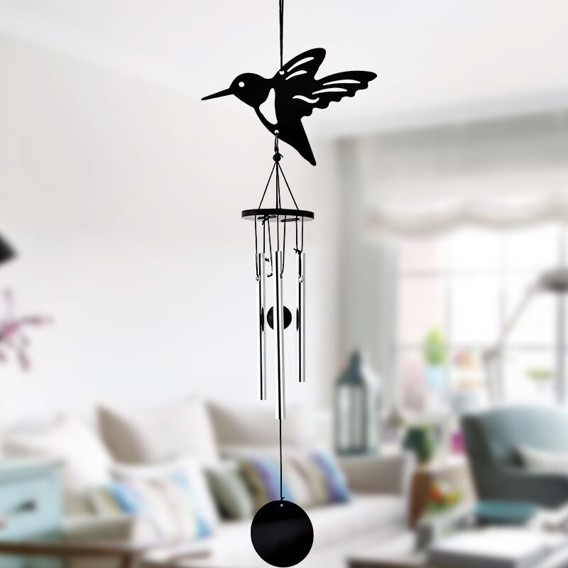 Metal Multi-tube Wind Chime Home Decoration Ornaments Wedding Birthday Hanging Pendant