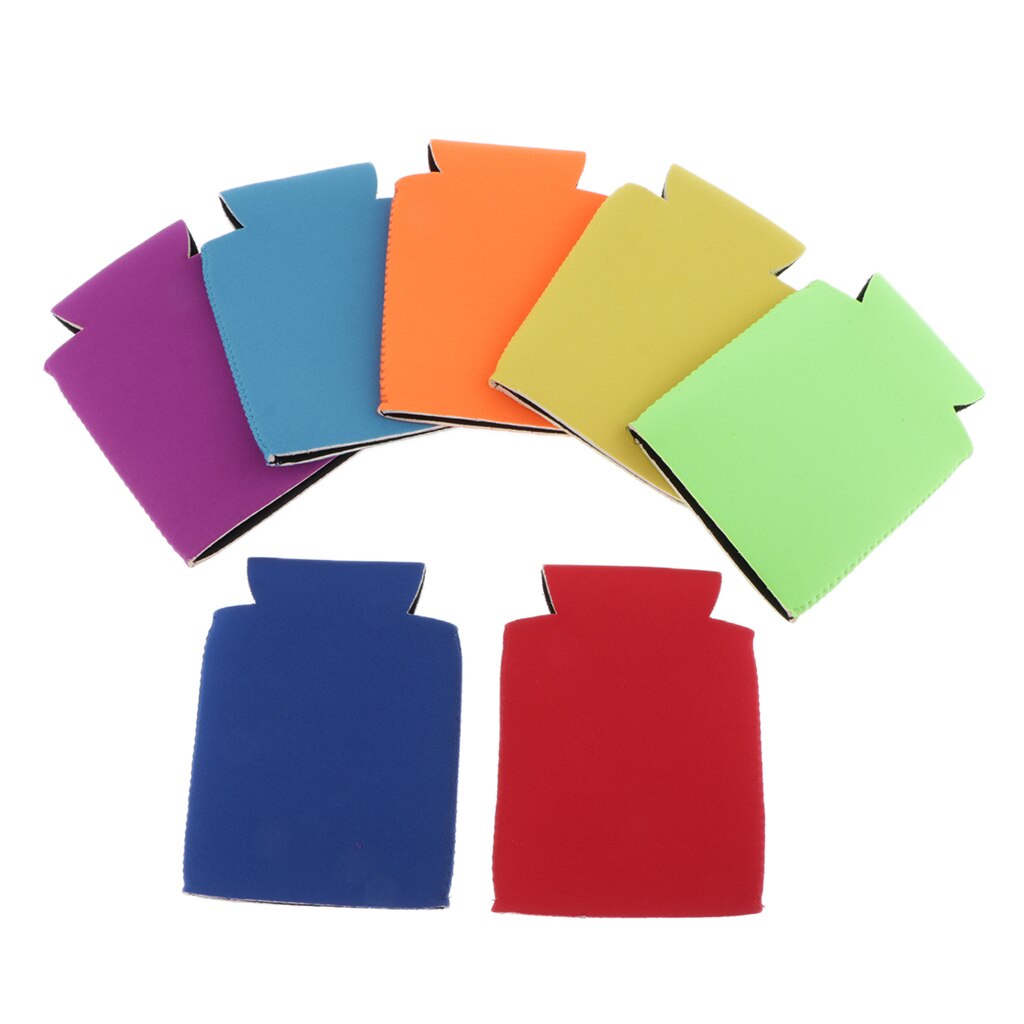 7 Sets Flessen Drankjes Beers Cooler Mouwen Neopreen Chilling Geïsoleerde Houder Case Huwelijksgeschenken Partij Gunst