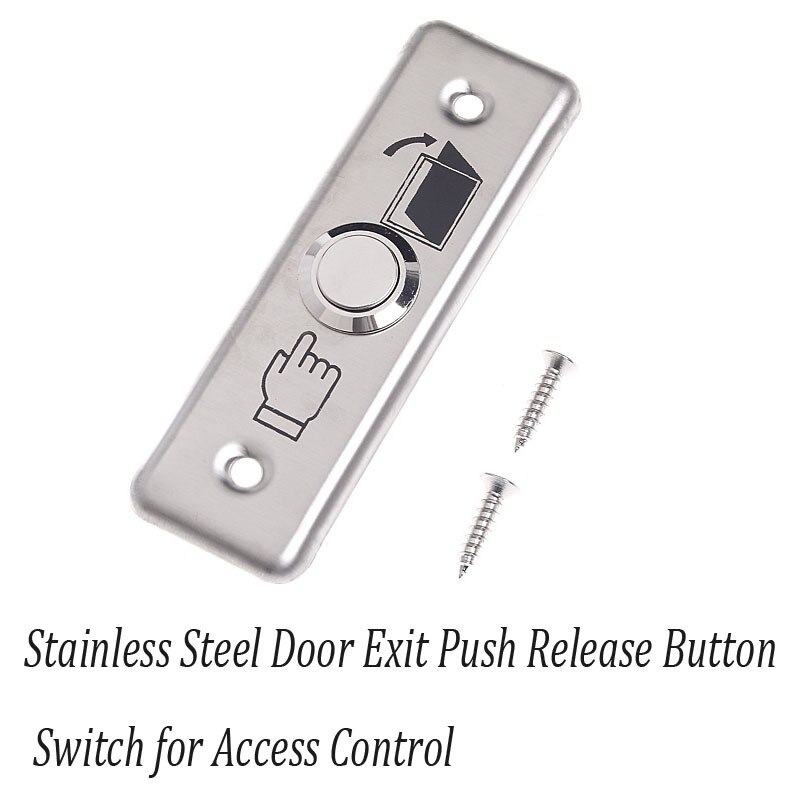 Stainless Steel Door Exit Push Release Button Switch for Access Control