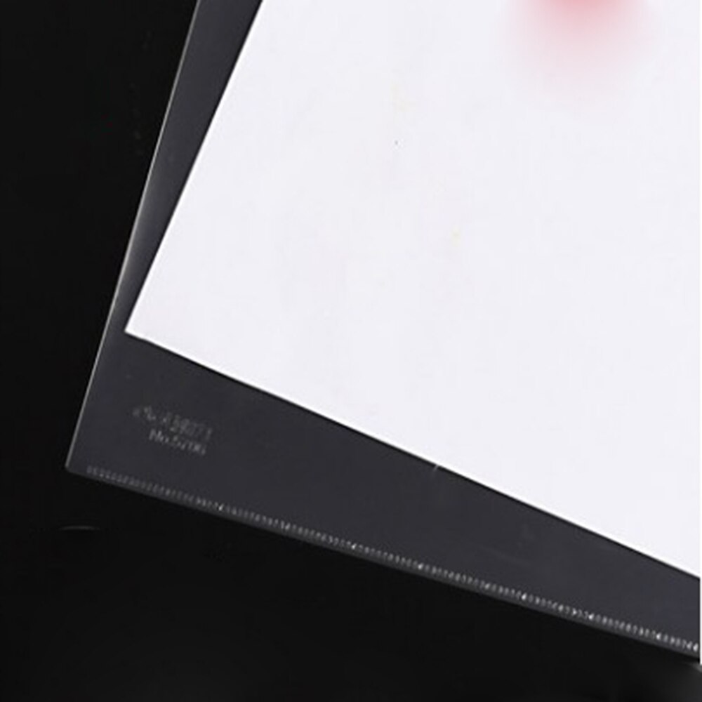 10pcs/set transparent single page folder A4 insert sheet folder file protection cover Presentation folder L Type File Bag