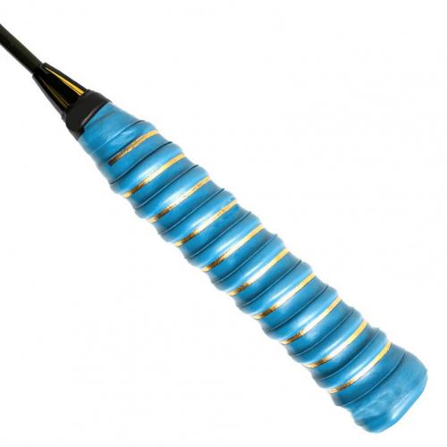 Cinta de agarre para raqueta, antideslizante, absorción del sudor, caña de pescar de poliuretano, a prueba de golpes, Cinta de agarre para MANGO de raqueta para tenis: Light Blue