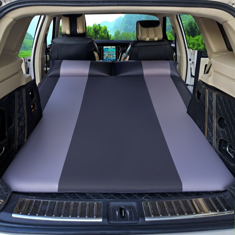 Automatische Aufblasbare Auto Reise Bett SUV Luft Auto Matratze für Zurück Sitz Abdeckung Camping Begleiter PVC Tuch Auf Lagerbier: LILA