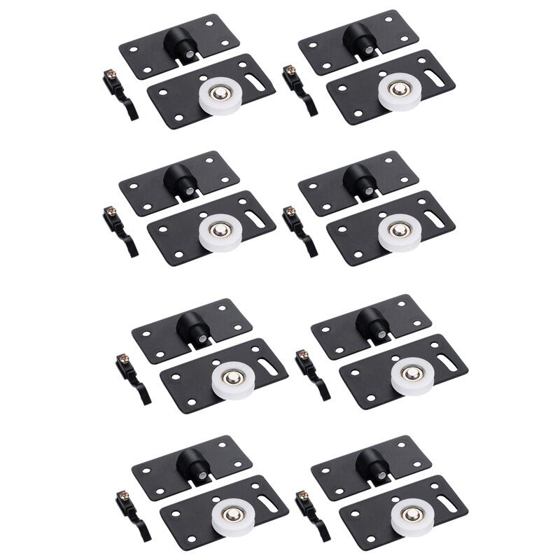 8 Teile/satz Eisen Garderobe Tür Rad Schrank Rad Schrank Schiebetür Rolle einstellen Schublade Tür Rolle 3,3X1,8X0,1 zoll
