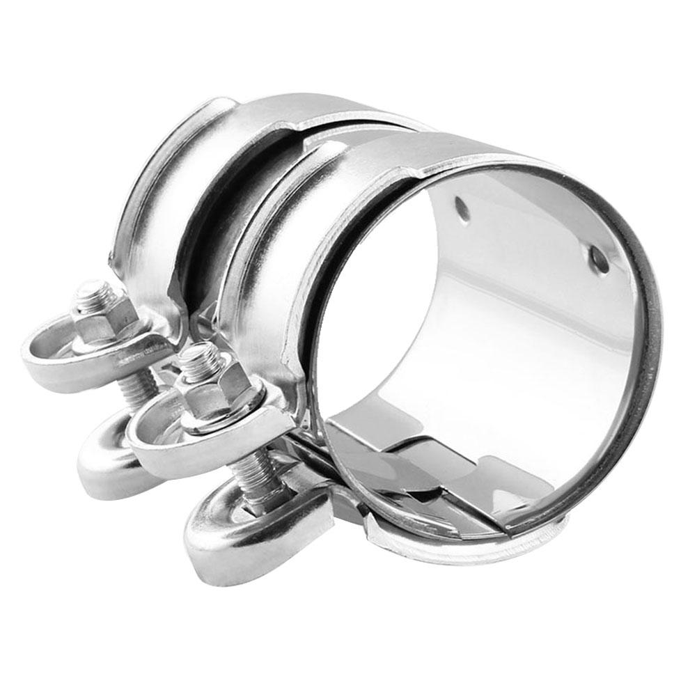 Abraçadeira de aço inoxidável para cano de escapamento, silenciador para cano de escapamento de automóvel, veículo