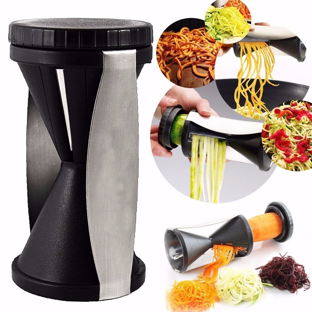 Reibe für Karotten Spirale Cutter Gemüse für Koreanische Kartoffel schneiden Spiralizer Gurke Küche Spielereien Zerhacker Mandoline Schneidemaschine