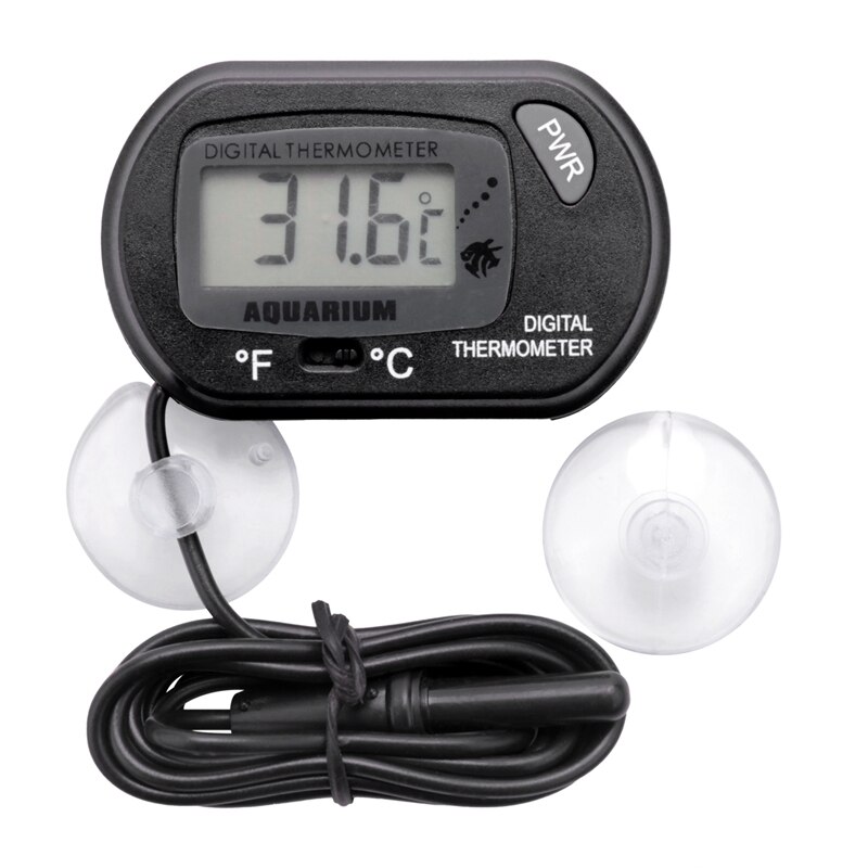 ! Digitale Aquarium Fish Tank Thermometer Terrarium Water Temperatuurmeter Met Waterdichte Sonde