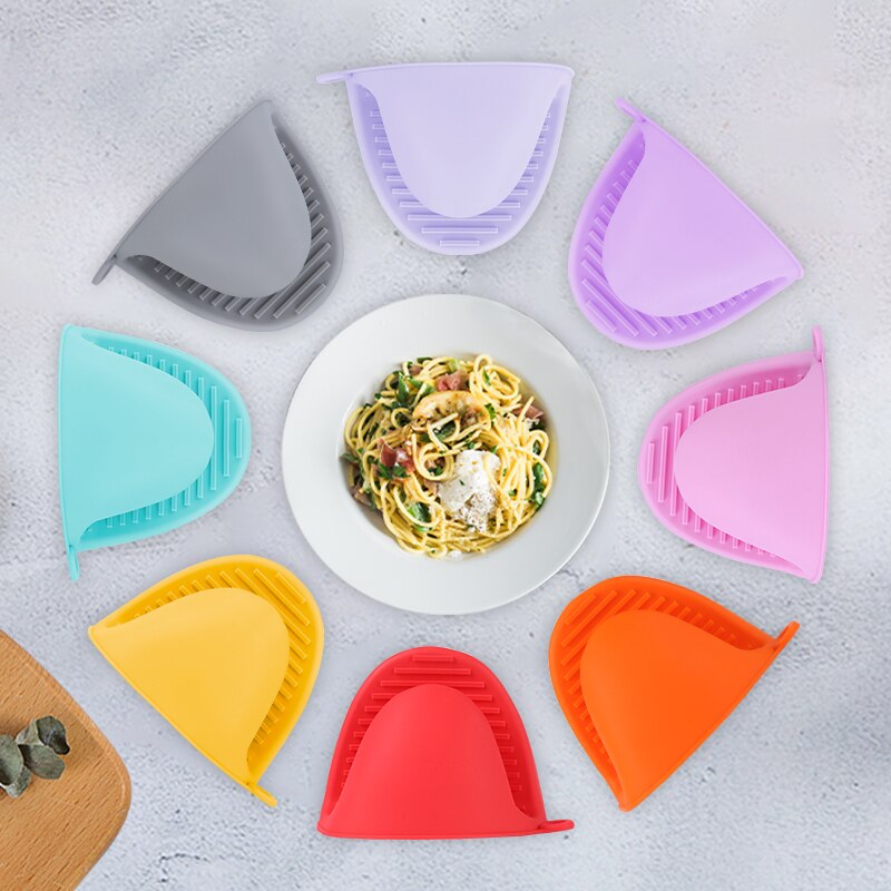 Oven Handschoenen Isolatie Clip Mitts Potholder Handschoen Koken Magnetron Antislip Gripper Pot Houder Keuken Bakken Tools