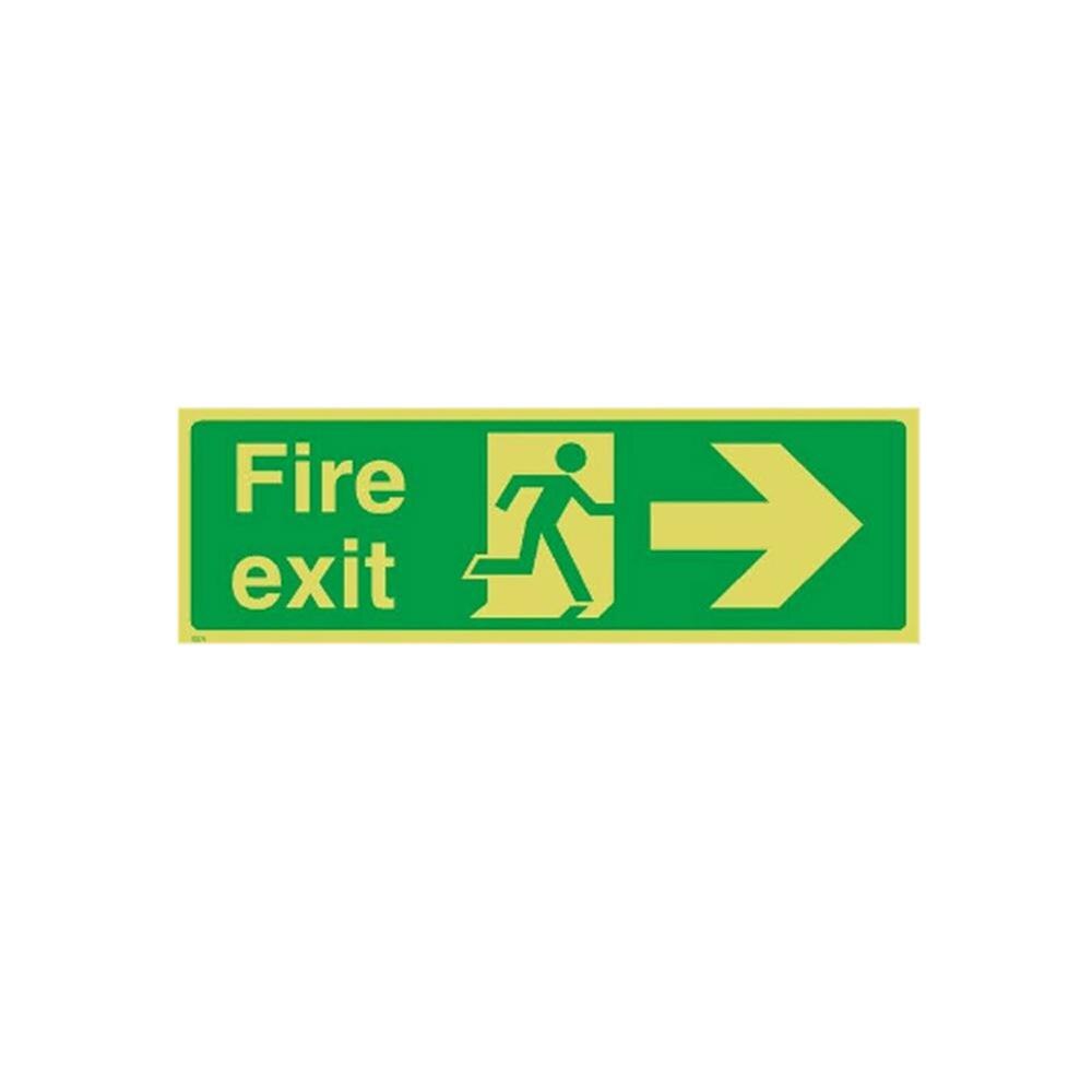 1PC Safety Warning Sign Logo Mall Hotel Basement Exit Signage Luminous for Guidance Transportation: 04