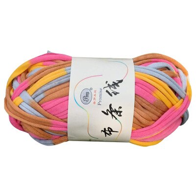 Fils de tissu fantaisie pour sac à crochet | Fil mélangé en coton doux fait à la main, coussin de couverture pour tricot à la main 2cm 30m: 10