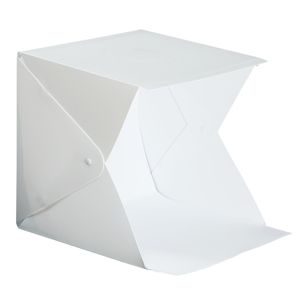 Boîte à Lumière Pliable 32x32 Cm 120 LED - Kit Photo Professionnel Avec 6 Fonds Pour Produits