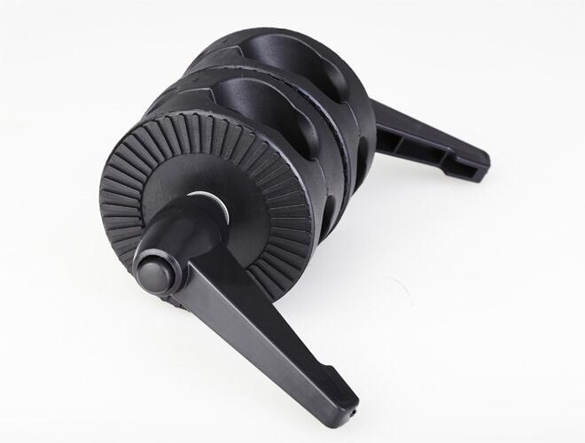 Cabezal de agarre giratorio Dual, abrazadera de rueda de montaje en ángulo doble, soporte de conector, brazo de soporte Reflector, soporte de luz