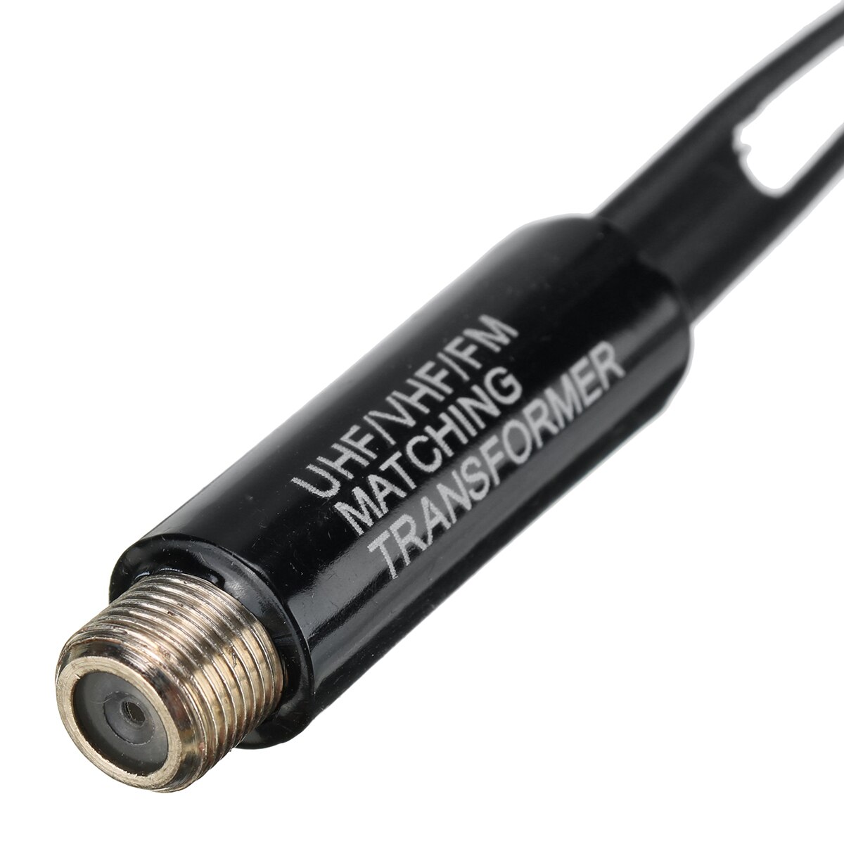 Adaptateur d&#39;antenne TV UHF VHF FM 75-300 Ohm, transformateur, câble Coaxial pour télévision