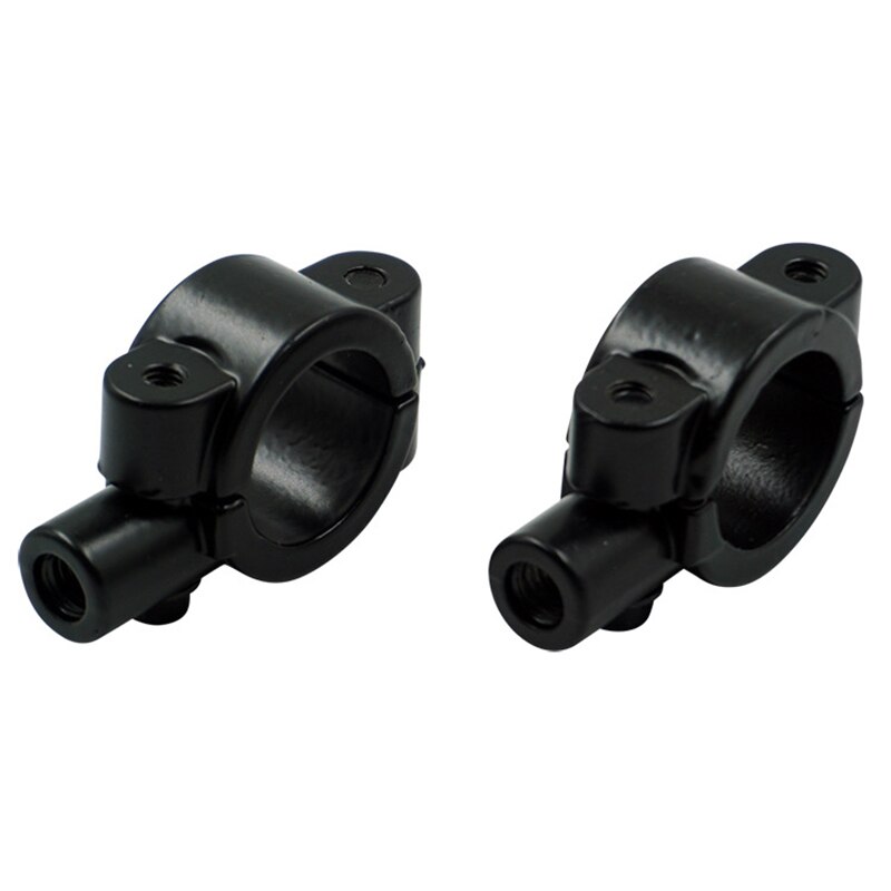1 par  m8 m10 22mm 25mm motorsykkel speilfeste holdere brakett klemme til motorsykkel moped skitt gruve sykkel atv quad 4 hjuling: M8-25mm- b