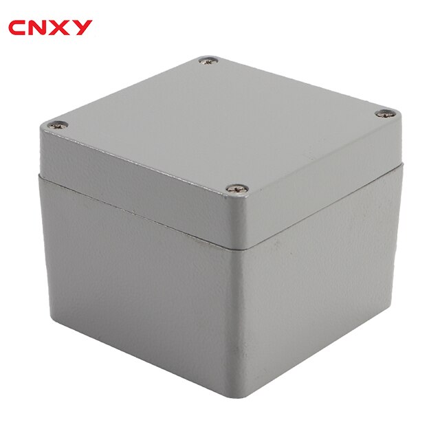 Weatherproof Aluminum PCB Enclosure Aluminum Electronic Enclosures 100*100*80mm junction box