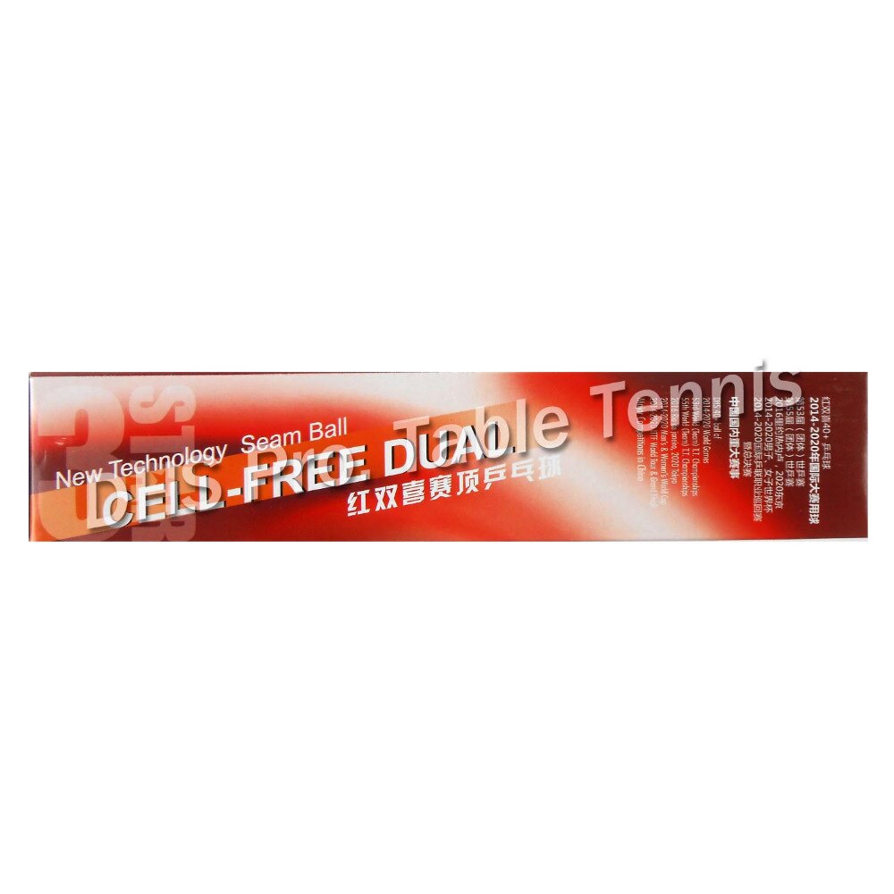 DHS 3-Stern D40 + Tischtennis Bälle (3 Sterne, neue Material 3-Stern Gesäumt Wird ABS Bälle) Kunststoff Poly Klingeln Pong Bälle