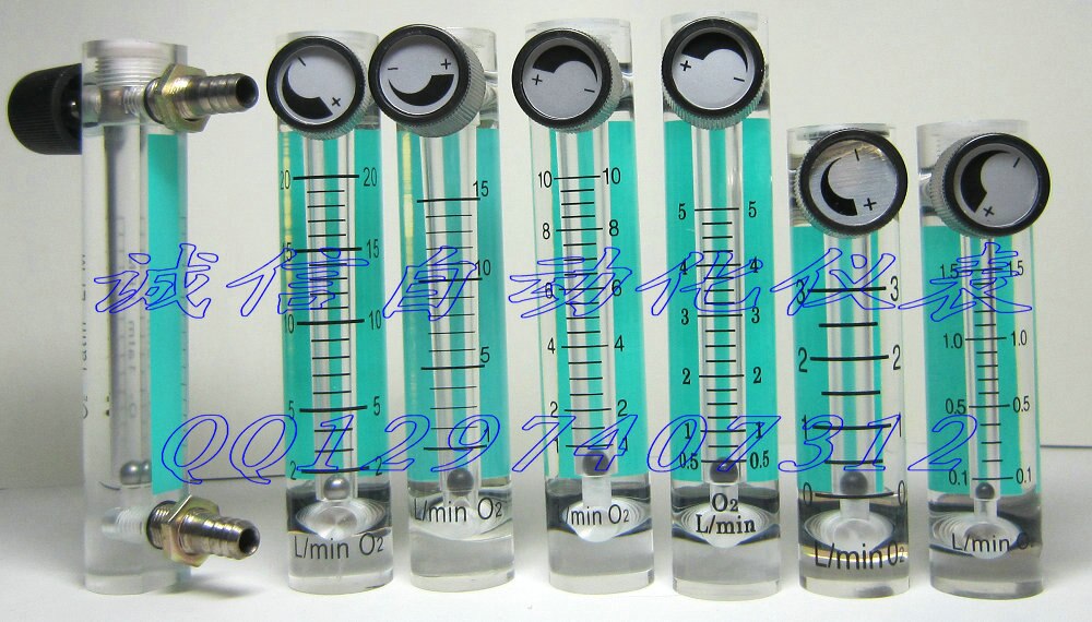 Float liquid flowmeter water flow meter 0.06-0.6m3/h LZS-25 plastic pipe line diameter 32mm