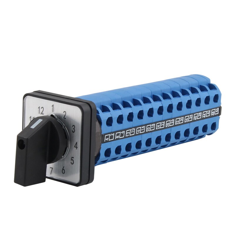 LW26-20/12 Nocken Schalter 1-12 Positionen Universal- Drehschalter 12-getriebe 12-draht Zwölf Pole Dual Energie Motor- Signal Kontrolle