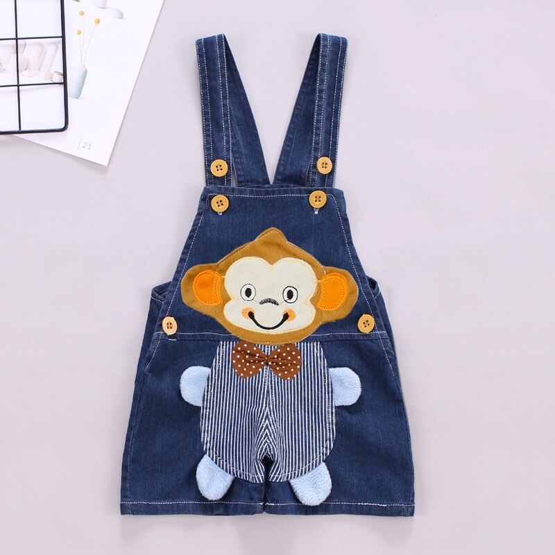 IENENS Summer Thin Denim Shorts Overalls Kids Baby Boys Clothing Clothes Toddler Infant Boy Short Pants Trousers Jeans Dungarees