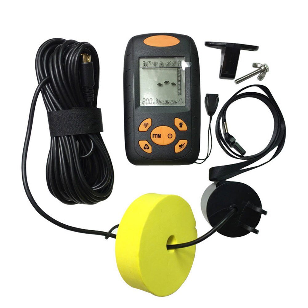 Handheld Fishfinder Draagbare Detectie Sonar Sensor Finder Onderwater Transducer Vissen Accessoire Voor Outdoor Vissen