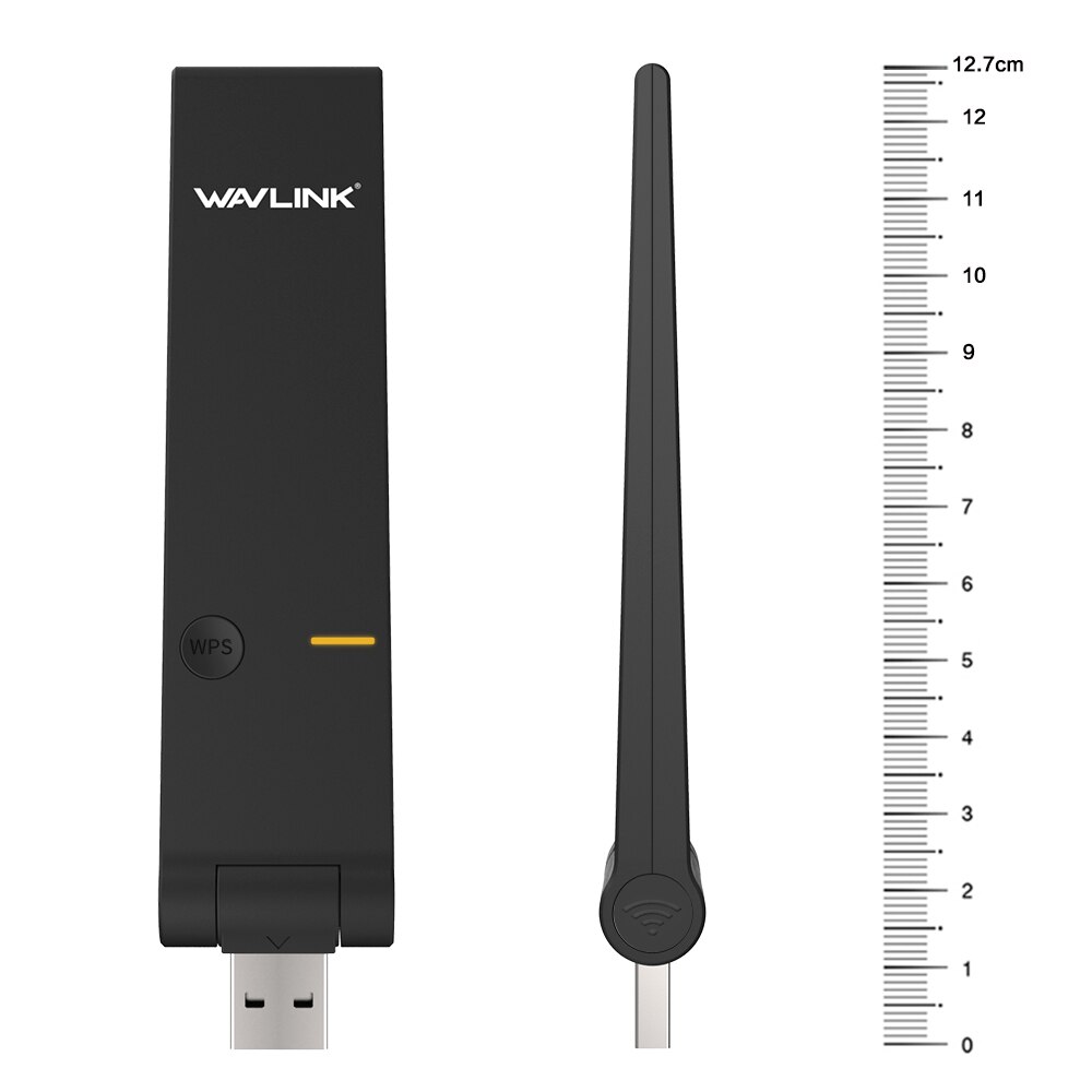 Wavlink AC1300 USB Senza Fili Wifi Adattatore 2.4G e 5G doppio gruppo musicale Ricevitore Wifi Scheda di Rete Dongle 802.11ac mini adattatore ethernet USB