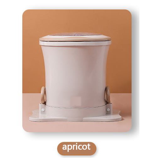 Manual Clothes Dehydrator No Electricity Student Dormitory Clothes Drying Barrel Portable Exercise Fitness Machine Laundry Dryer: apricot