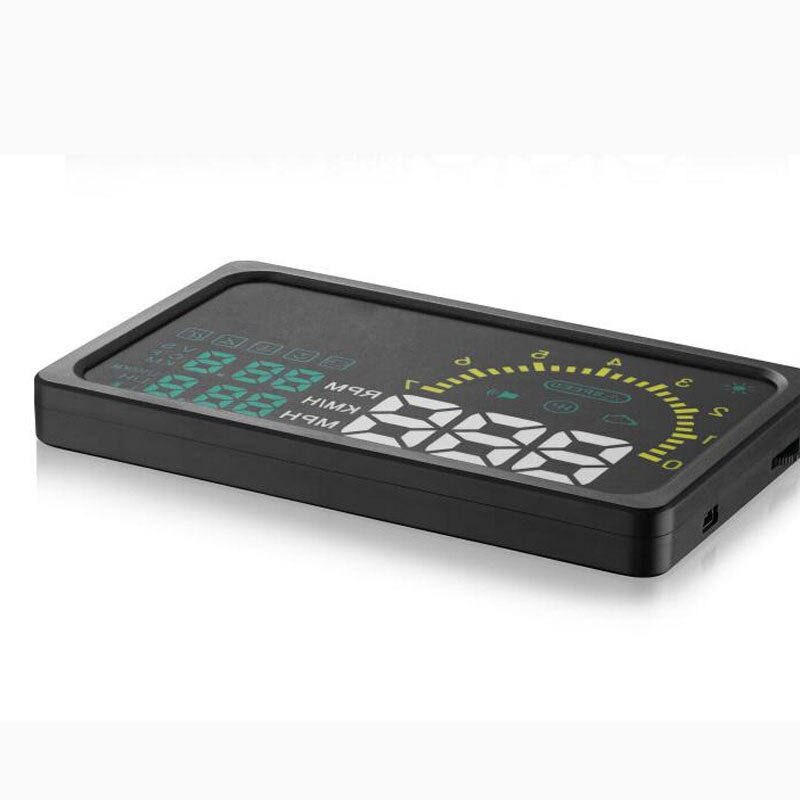 6" LED OBD-II HUD Head Up Display Over Speeding Warning/ Speed/ Km Rpm/ Shift Light/ Temperature Indicator